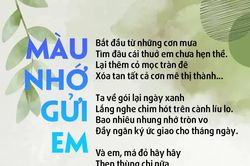 Màu nhớ gửi em