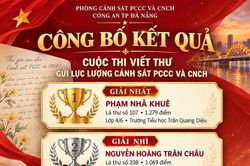Công bố kết quả cuộc thi viết thư tay gửi lực lượng Cảnh sát PCCC