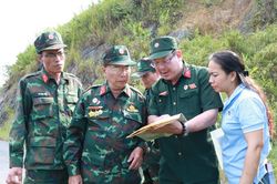 Khảo sát, xác minh thông tin liệt sĩ tại chiến trường Đông sông Lô