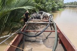 Vĩnh Long: Xử lý 7 trường hợp vi phạm khoáng sản, tịch thu hơn 182 m³ cát