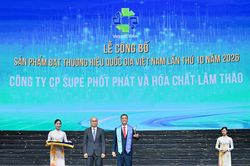 7 đơn vị thành viên Vinachem đạt Thương hiệu Quốc gia Việt Nam 2026