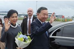 Tổng B&iacute; thư, Chủ tịch nước T&ocirc; L&acirc;m v&agrave; Phu nh&acirc;n thăm ch&iacute;nh thức EU v&agrave; Bỉ