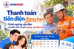 EVNHCMC áp dụng đơn giá ngừng, cấp điện trở lại từ 19/10