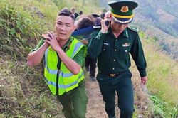 Nam thanh ni&ecirc;n sống s&oacute;t sau khi rơi xuống vực tại điểm cực Bắc ở Lũng C&uacute;