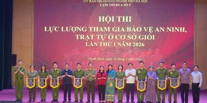 Sôi nổi hội thi lực lượng tham gia bảo vệ an ninh, trật tự ở cơ sở giỏi