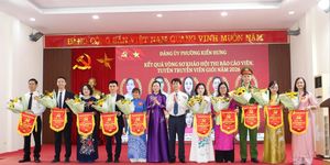 Phường Kiến Hưng sôi nổi hội thi báo cáo viên, tuyên truyền viên giỏi