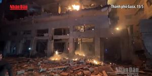 [Video] Israel không kích thủ lĩnh Hamas tại Dải Gaza, 7 người thiệt mạng