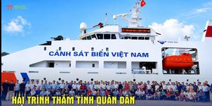 Hải trình thắm tình quân dân biển, đảo ven bờ vịnh Bắc Bộ