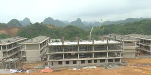 Khẩn trương thi công trường nội trú liên cấp vùng biên giới