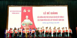 120 học viên hoàn thành lớp bồi dưỡng kiến thức quốc phòng - an ninh