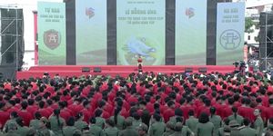 Trung tướng, Anh hùng LLVTND Nguyễn Thanh Tùng, Giám đốc Công an TP Hà Nội phát động hưởng ứng cuộc thi sáng tạo video Tổ quốc bình yên