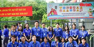 Sắc xanh tình nguyện đồng hành cùng sĩ tử vào lớp 10 THPT