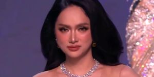 Video khoảnh khắc Hương Giang được xướng tên top 5 Miss Grand All Stars