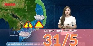 [Video] Dự báo thời tiết ngày 31/5/2026: Nắng nóng quay trở lại Bắc Bộ và Trung Bộ, Nam Bộ gia tăng mưa
