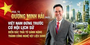 PGS, TS Dương Minh Hải (NUS): Việt Nam đứng trước cơ hội lịch sử biến rác thải từ gánh nặng thành công nghệ vật liệu xanh