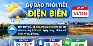 Bản tin Dự báo thời tiết ngày 1/6/2026