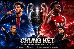 Chung kết Champions League: Arsenal thách thức nhà vô địch