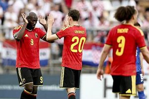 Bỉ đánh bại Croatia 2-0: Lukaku cán mốc 90 bàn thắng quốc tế