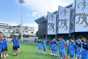 U19 Việt Nam sẵn sàng cho trận đấu gặp U19 Myanmar