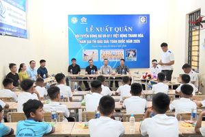 U11 Việt Hùng Thanh Hóa xuất quân tham gia thi đấu giải toàn quốc 2026