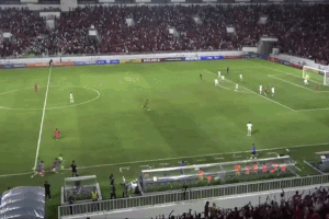 Hành động phản cảm của cầu thủ U19 Indonesia