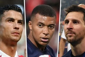 Ronaldo mất hút trong cuộc đua với Messi, Mbappe