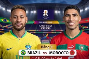 Trực tiếp Brazil vs Morocco 0-0 (H1): Trận đấu bắt đầu