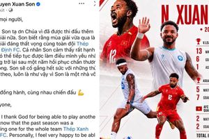 Xuân Son tổng kết mùa giải, chia sẻ niềm hạnh phúc giản đơn