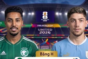 Nhận định Saudi Arabia vs Uruguay, 5h00 ngày 16/6: Trông cậy vào Valverde