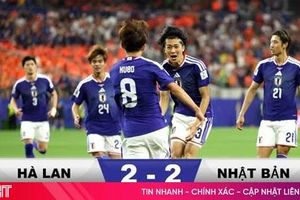 Nhật Bản cầm hòa Hà Lan trong trận cầu đầy kịch tính