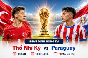 Dự đoán tỉ số Thổ Nhĩ Kỳ vs Paraguay (bảng D World Cup 2026 ): 3 điểm cho người Thổ