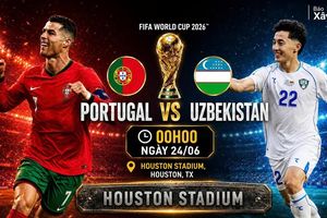 Nhận định, dự đoán tỷ số Bồ Đào Nha vs Uzbekistan (0h ngày 24/6), bảng K World Cup 2026