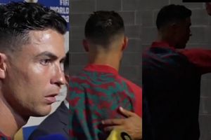 Triệu lượt xem video Ronaldo nổi cáu vì bị hỏi dồn về Messi