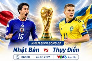 Dự đoán trận Nhật Bản và Thụy Điển: Đại diện châu Á ở cửa trên