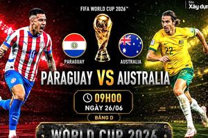 Nhận định, dự đoán tỷ số Paraguay vs Australia (9h ngày 26/6), bảng D World Cup 2026