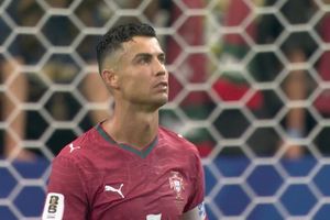 Biểu cảm của Ronaldo khi khép lại World Cup 2026
