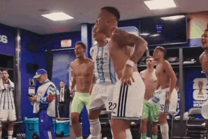 Cảnh trong phòng thay đồ nói lên tất cả về tuyển Argentina