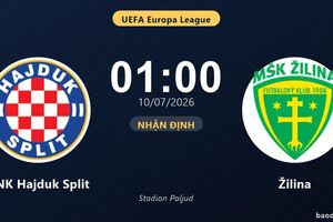 Nhận định HNK Hajduk Split vs Žilina: đội hình dự kiến