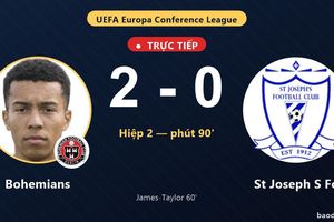 TRỰC TIẾPTrực tiếp Bohemians vs St Joseph S Fc: Bohemians nhân đôi cách biệt