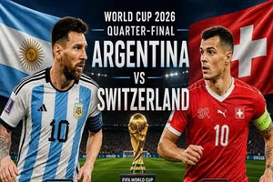 TRỰC TIẾP Argentina và Thụy Sĩ (tứ kết World Cup 2026)