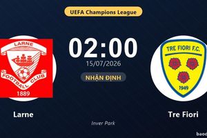 Nhận định Larne vs Tre Fiori: đội hình dự kiến