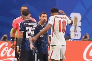 Cảnh Messi và Bellingham đấu khẩu gay gắt