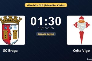 Nhận định SC Braga vs Celta Vigo: đội hình dự kiến