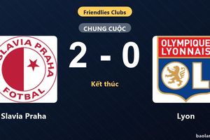 Slavia Praha đánh bại Lyon trong trận giao hữu
