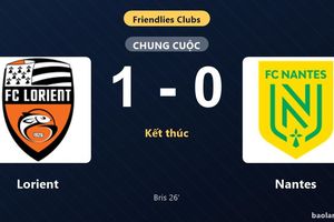 Thống kê trận đấu Lorient 1-0 Nantes: T. Le Bris tỏa sáng, Lorient giành trọn 3 điểm