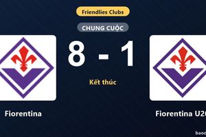 Fiorentina đè bẹp Fiorentina U20 trong trận giao hữu CLB