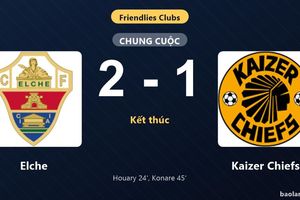 Thống kê trận đấu Elche 2-1 Kaizer Chiefs: U. Konare tỏa sáng, Elche giành trọn 3 điểm