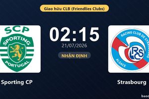 Nhận định Sporting CP vs Strasbourg: đội hình dự kiến