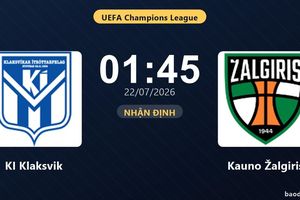 Nhận định KI Klaksvik vs Kauno Žalgiris: đội hình dự kiến