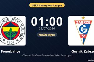 Nhận định Fenerbahçe vs Gornik Zabrze: đội hình dự kiến
